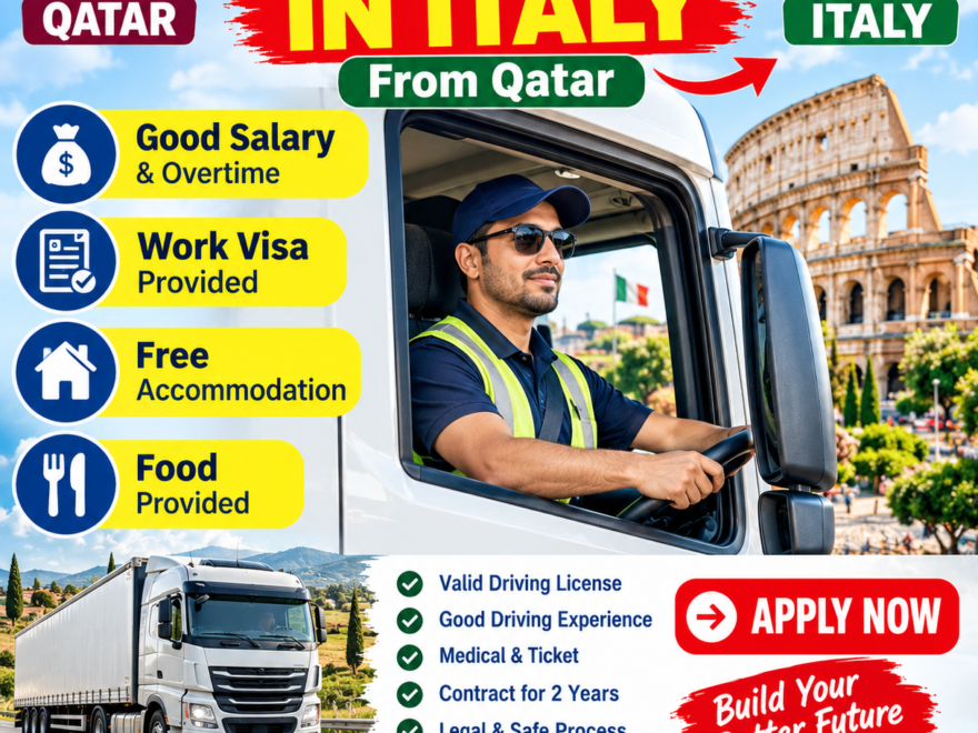 How to Apply for a Driving Job in Italy from Qatar